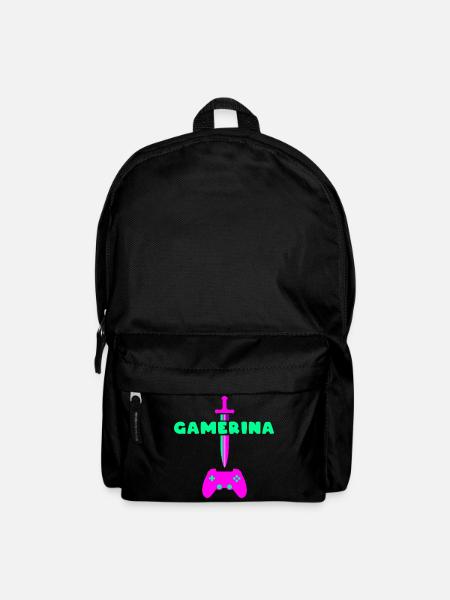 Gamerina #2 Neon Schwert Controller - Rucksack - Schwarz