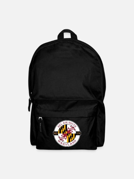 Bel Air South Maryland Flagge USA Souvenir Abzeichen - Rucksack - Schwarz