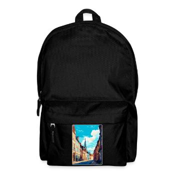 Dijon Frankreich Vintage Reiseposter WPA Souvenir - Rucksack - Schwarz - Vorne