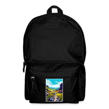 Hohe Tasse Nick Cumbria Vintage Reiseposter WPA - Rucksack - Schwarz - Vorne