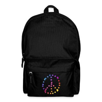 PEACESYMBOLYMUTICKOLOR - Backpack - black - Front