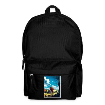 Chester County Pennsylvania Vintage Reiseposter - Rucksack - Schwarz - Vorne