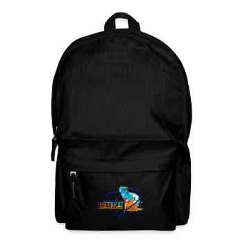 Neugieriges Erdmännchen Wüstenbewohner - Rucksack - Schwarz - Vorne