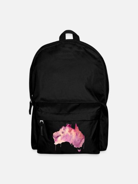 Australien Pink - Rucksack - Schwarz