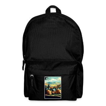 Tolles Malvern England Vintage Reiseposter WPA - Rucksack - Schwarz - Vorne