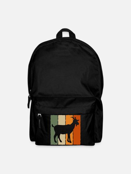 Ziege Silhouette - Rucksack - Schwarz