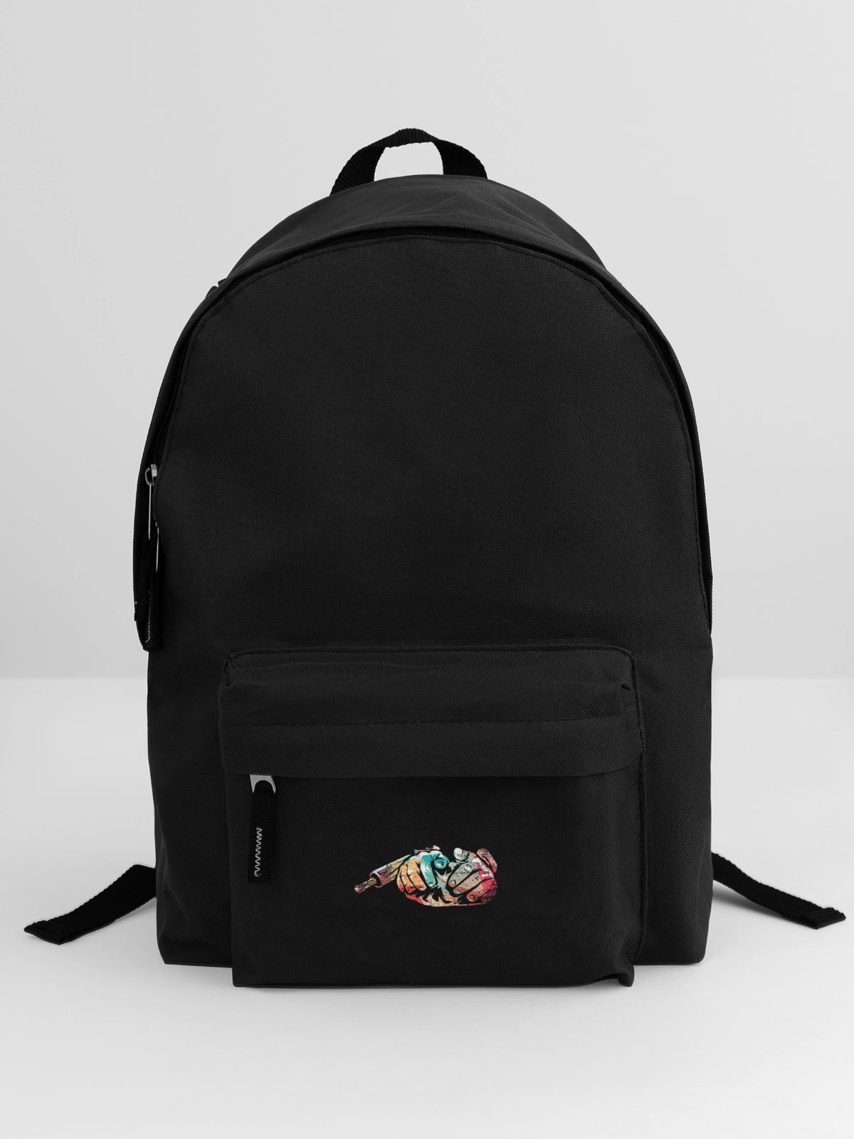 Knusprige Backkunst Bäckerhandwerk - Rucksack - Schwarz - Vorne