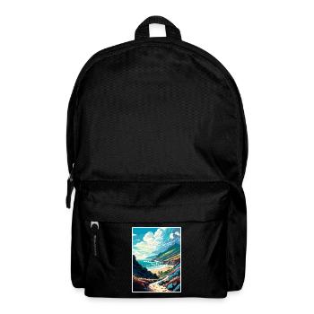 Lost Coast Trail Kalifornien Long Beach Cali Reisen - Rucksack - Schwarz - Vorne