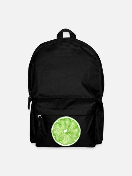 Limette - Rucksack - Schwarz