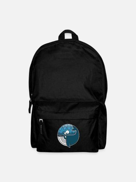 Faszinierender Walhai Ozeanbewohner - Rucksack - Schwarz