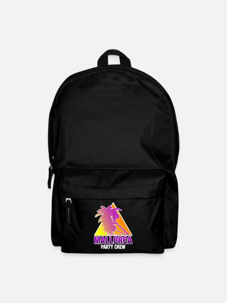 Mallorca Party Crew Insel Spanien Urlaub Ferien - Rucksack - Schwarz