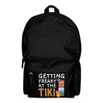 Verrückt werden in der Tiki Luau Party Tiki Bar - Rucksack - Schwarz - Vorne