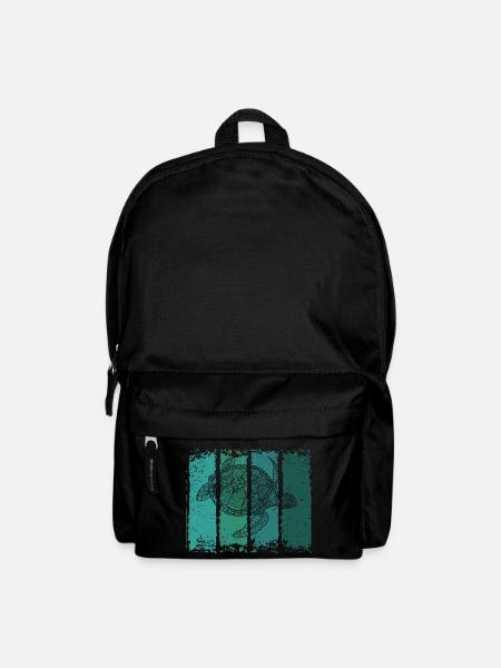 Schildkröte - Rucksack - Schwarz