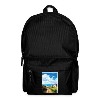 St Agnes Cornwall Vintage Reiseposter Souvenir - Rucksack - Schwarz - Vorne