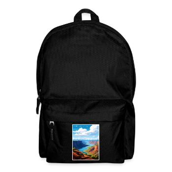 Flaming Gorge Utah Vintage Reiseposter Souvenir - Rucksack - Schwarz - Vorne