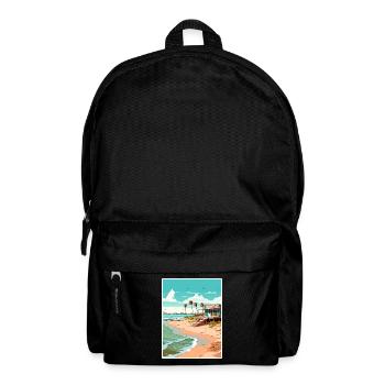 Crystal Beach Texas Vintage Reiseposter Souvenir - Rucksack - Schwarz - Vorne