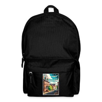 West Chester Pennsylvania Vintage Reiseposter - Rucksack - Schwarz - Vorne