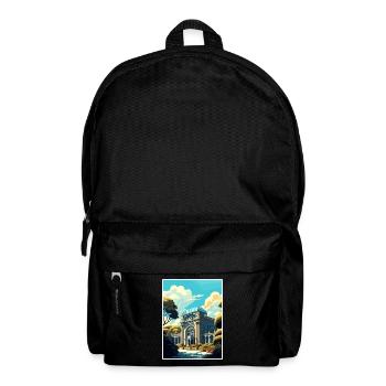 Der Bronx Zoo New York State Vintage-Reiseposter - Rucksack - Schwarz - Vorne