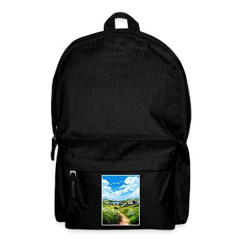 Porthoustock Cornwall Vintage Reiseposter WPA - Rucksack - Schwarz - Vorne