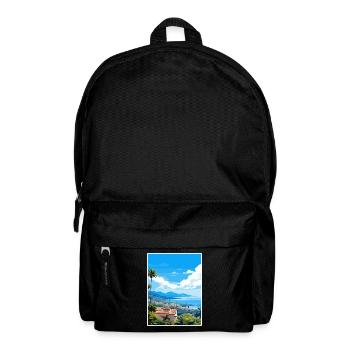 Kanarische Inseln Spanien Vintage Reiseposter WPA Kunst - Rucksack - Schwarz - Vorne
