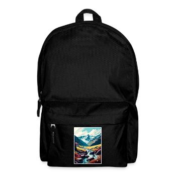 Hohe Tauern Österreich Park Vintage Reiseposter WPA - Rucksack - Schwarz - Vorne