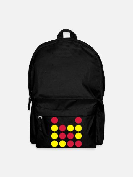 Vier gewinnt - Rucksack - Schwarz