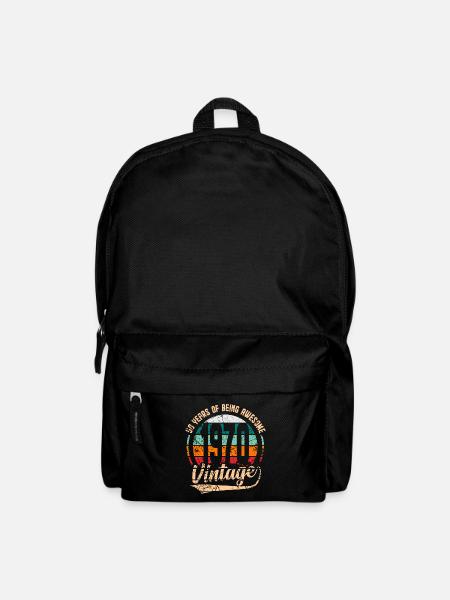 50 Years Of Being Awesome 1970 Vintage Retro - Rucksack - Schwarz