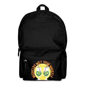 Feuchte deine Pfeife an - Rucksack - Schwarz - Vorne