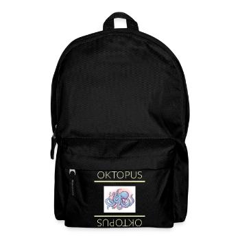 Oktopus - Rucksack - Schwarz - Vorne