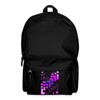 Bausteine Spieler - Rucksack - Schwarz - Vorne