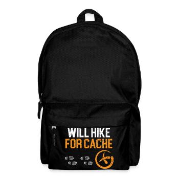 Wandert für Cache Kartenlesen Geocaching - Rucksack - Schwarz - Vorne
