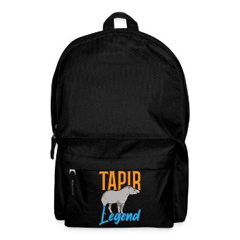 Tapir-Legende Wildtier Tierpfleger Tapirrific - Rucksack - Schwarz - Vorne
