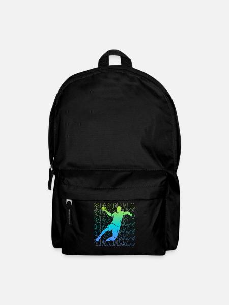 Handballspieler Handballer Jungen Handball Herren - Rucksack - Schwarz