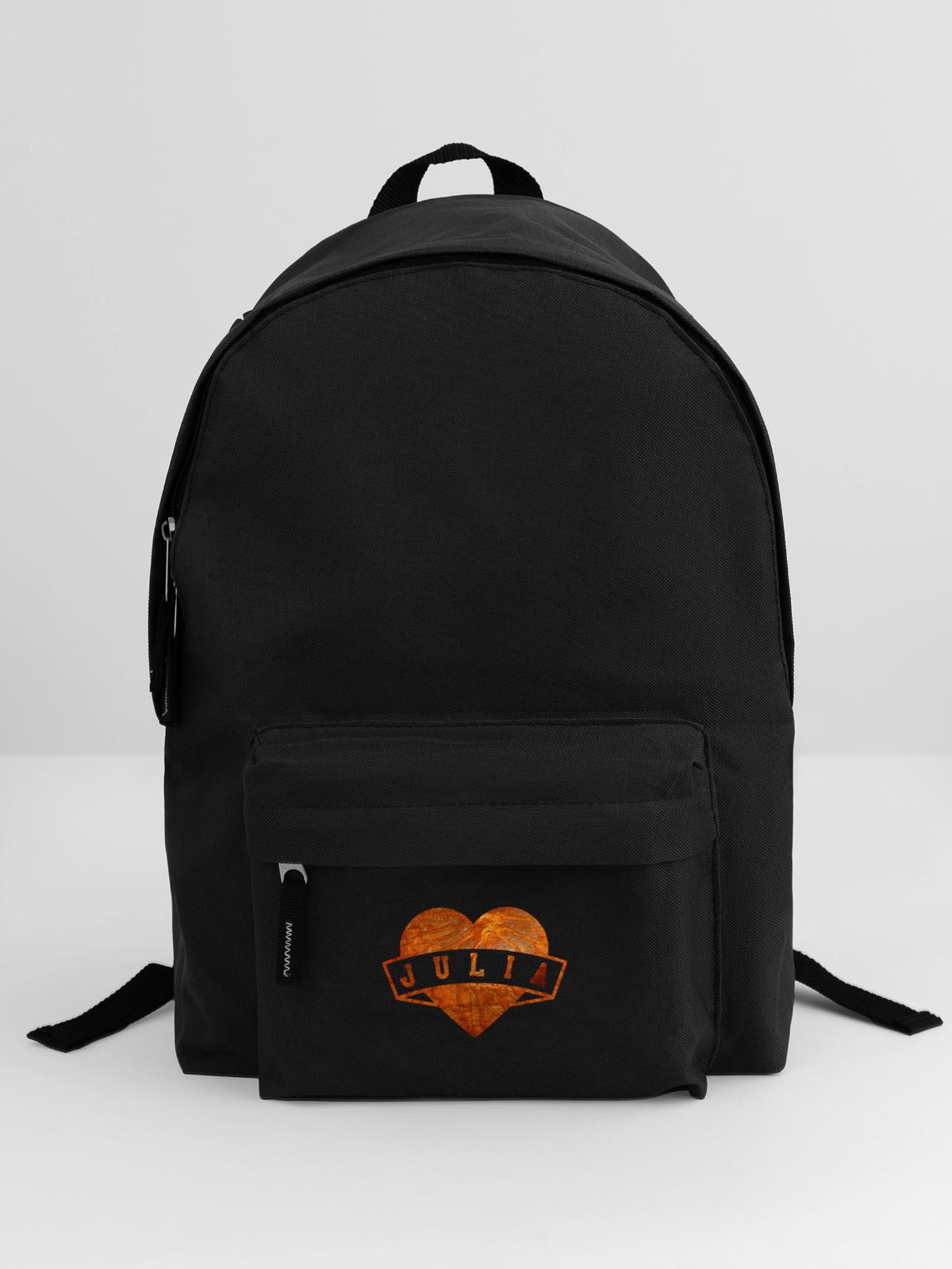 Julia - Rucksack - Schwarz - Vorne