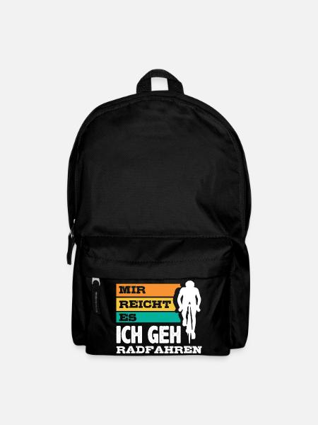 Lustiges Fahrrad Rennrad Gravel Radsport Geschenk - Rucksack - Schwarz