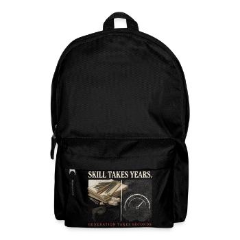 Stop KI Skill Takes Years Gegen Ki - Rucksack - Schwarz - Vorne