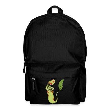 Grüner Fantasie-Spross - Rucksack - Schwarz - Vorne
