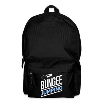  Bungee Jumper Geschenkidee, Bungy Jumps, Bungee - Rucksack - Schwarz - Vorne