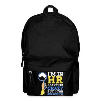 HR Manager - Rucksack - Schwarz - Vorne