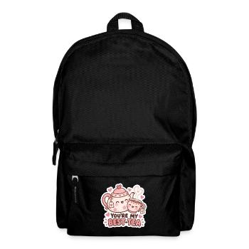 Best-Tea Freundschaft Teekannen-Duo - Rucksack - Schwarz - Vorne