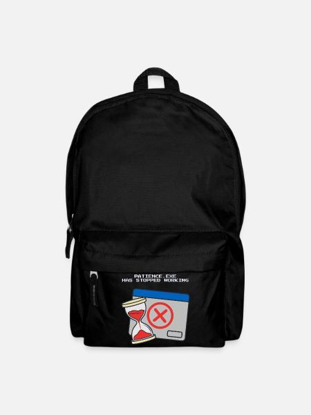 Patience.exe hat aufgehört, komisch zu funktionieren - Rucksack - Schwarz