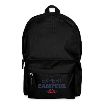 Camping-Humor-Camper-Experte - Rucksack - Schwarz - Vorne