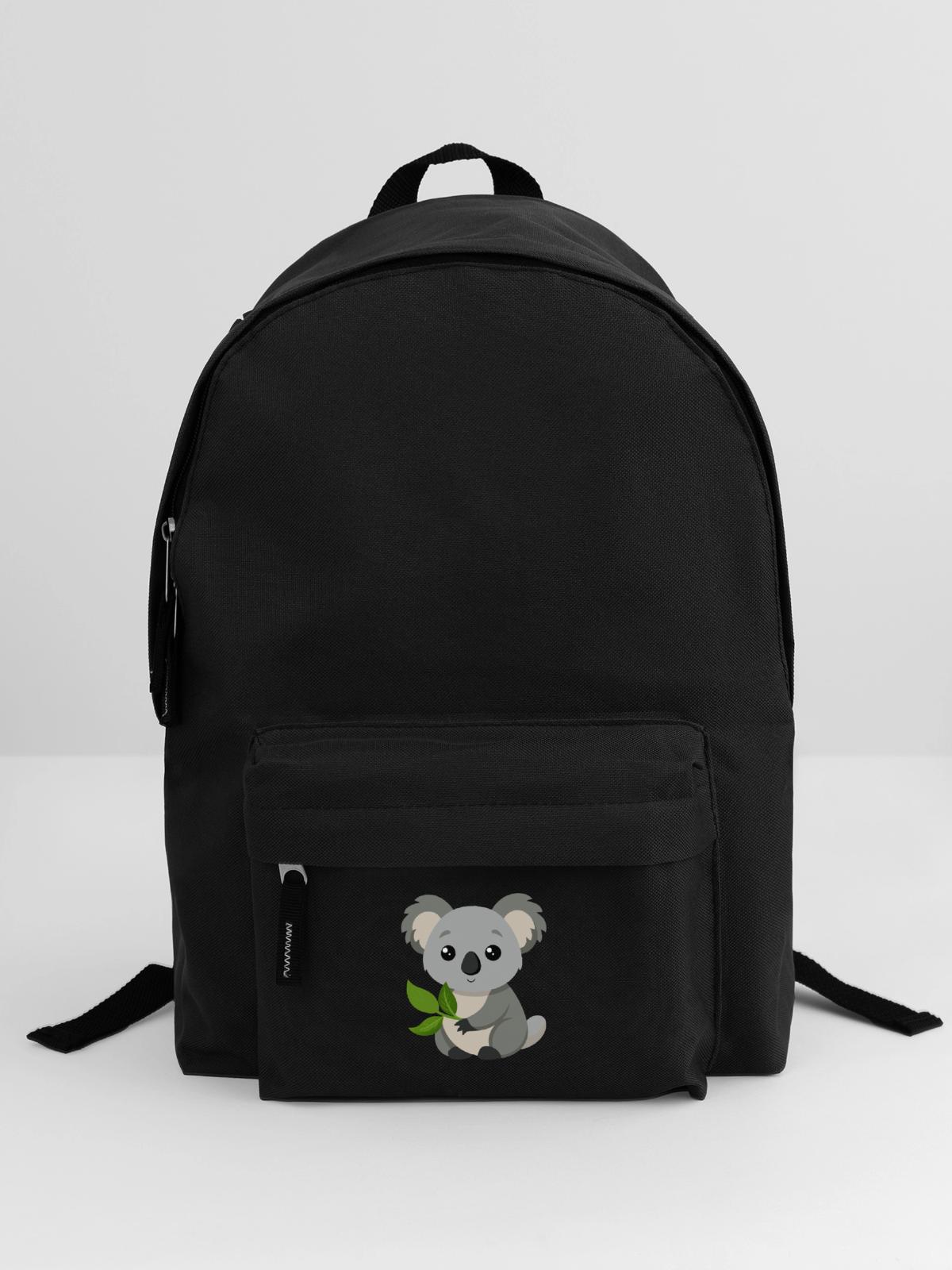Baby-Koala - Rucksack - Schwarz - Vorne