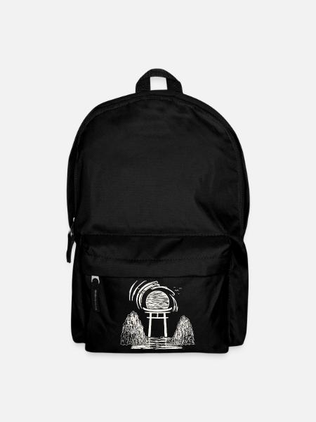 Torii Sonnenuntergang Zen - Rucksack - Schwarz