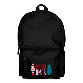 Merry Xmas Nussknacker - Rucksack - Schwarz - Vorne