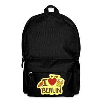 Ich liebe Berlin - Rucksack - Schwarz - Vorne