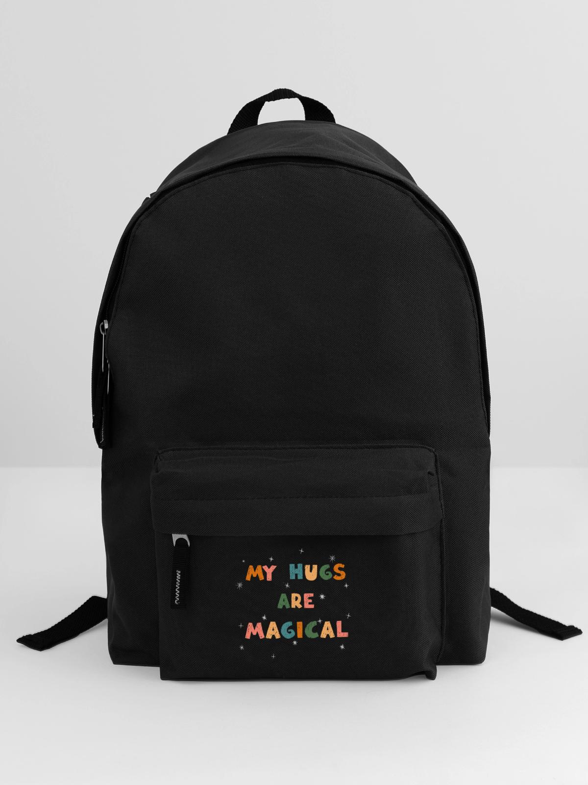 Meine Umarmungen sind magisch - Rucksack - Schwarz - Vorne