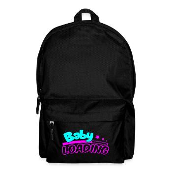 Baby Loading Neon Logo - Rucksack - Schwarz - Vorne