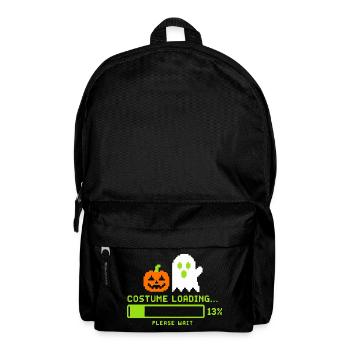 Hallowe Costume Loading Retro Gamer - Rucksack - Schwarz - Vorne