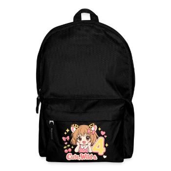 Cute Wild & 4 Leopard Girl Theme - Rucksack - Schwarz - Vorne